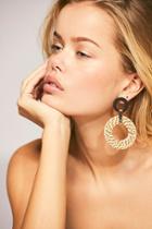 Wicker Wishes Earring By Zhuu At Free People
